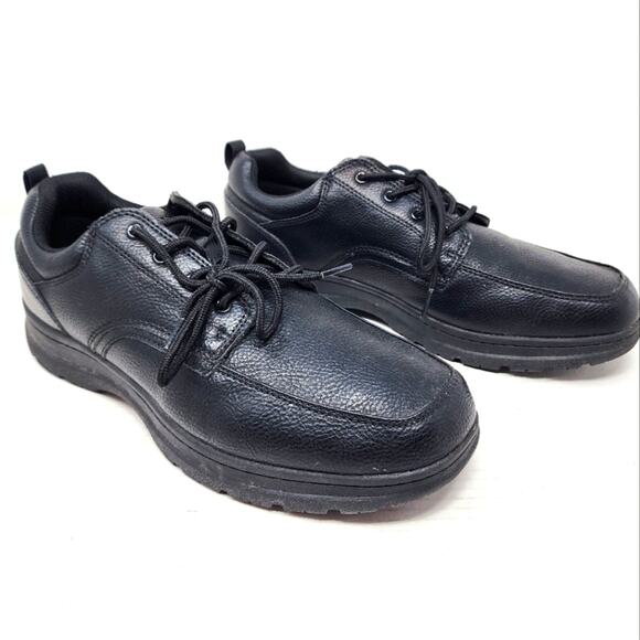 Perry Ellis Portfolio Men's Black Shoes Lace up Eldridge Ultra Foam Comfort 11 - Picture 1 of 10